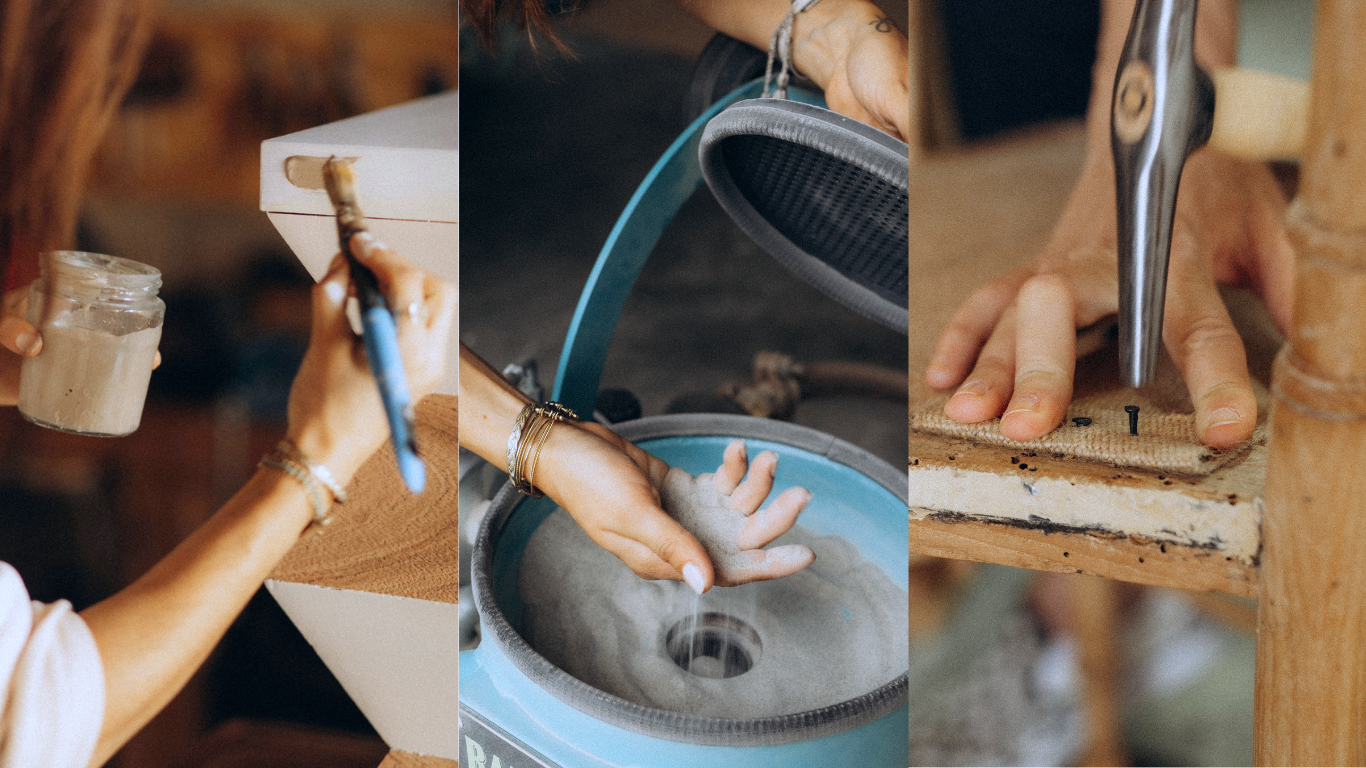 Stage d’initiation au relooking de meubles avec apprentissage des techniques artisanales près d’Albi